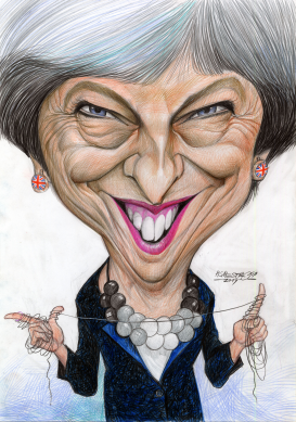 THERESA MAY by Petar Pismestrovic