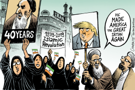 IRAN 40 YEARS AFTER THE REVOLUTION by Patrick Chappatte