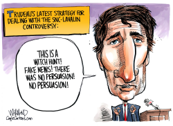 CANADA JUSTIN'S EXCUSE DU JOUR by Dave Whamond