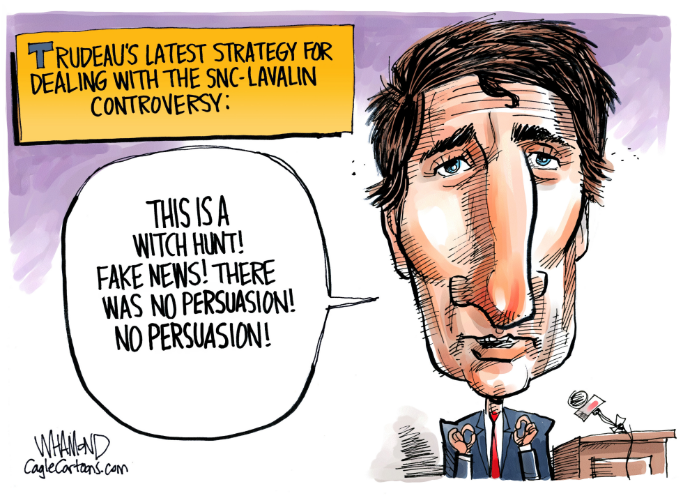  CANADA JUSTIN'S EXCUSE DU JOUR by Dave Whamond