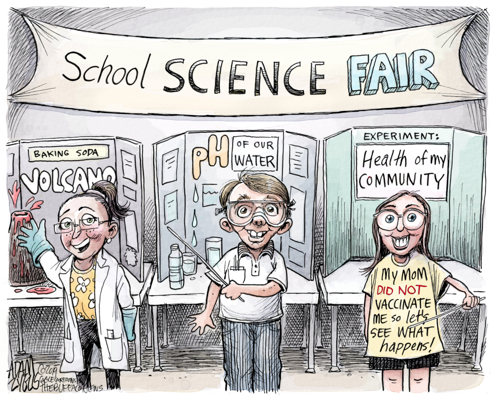  UNVACCINATED by Adam Zyglis