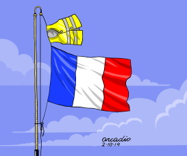 FRANCE AND YELLOW VESTS by Arcadio Esquivel