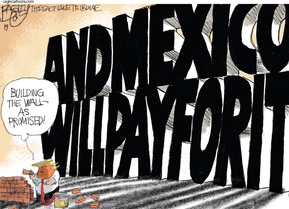  WALL PAYMENT by Pat Bagley