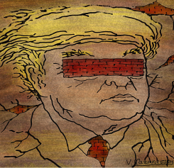 THE WALL OF TRUMP by Vladimir Kazanevsky