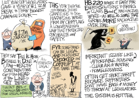 LOCAL UTAH LEGISLATURE by Pat Bagley