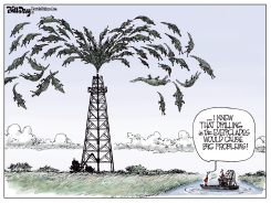 EVERGLADES DRILLING FLORIDA by Bill Day