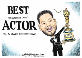 JUSSIE SMOLLETT HOAX by Dave Granlund