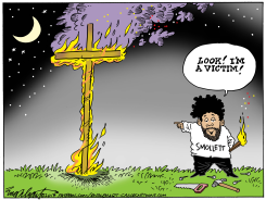 JUSSIE SMOLLETT by Bob Englehart