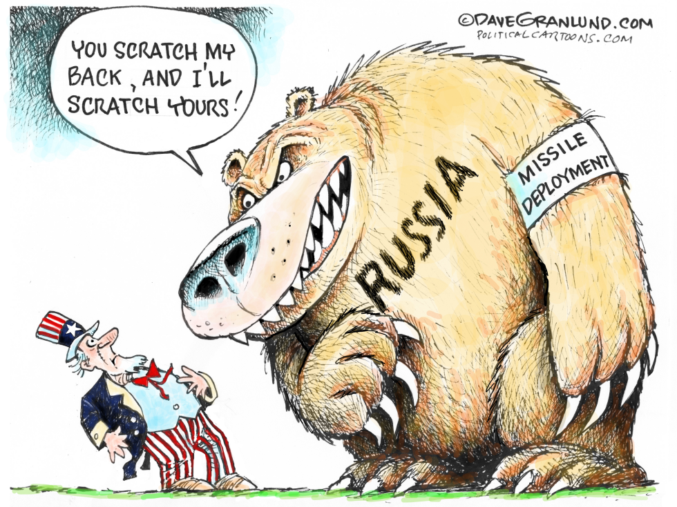  RUSSIA NUKE MISSLE THREAT by Dave Granlund