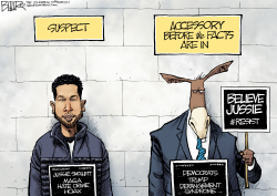 JUSSIE SMOLLETT by Nate Beeler