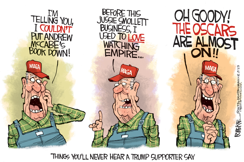  TRUMP SUPPORTERS by Rick McKee