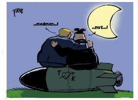 TRUMP KIM SUMMIT AGAIN by Tom Janssen