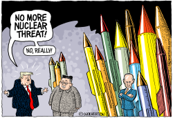 NO NUCLEAR THREAT FROM NORTH KOREA by Wolverton