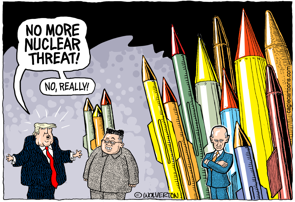  NO NUCLEAR THREAT FROM NORTH KOREA by Wolverton