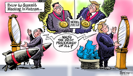 TRUMP-KIM NOBEL PRIZE by Paresh Nath