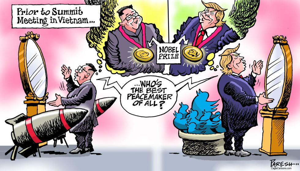  TRUMP-KIM NOBEL PRIZE by Paresh Nath