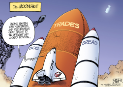 LOCAL OH BLUE JACKETS LIFTOFF by Nate Beeler