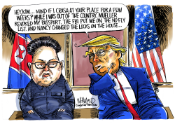 TRUMP AND JUNGUN SUMMIT EXTENDED by Dave Whamond