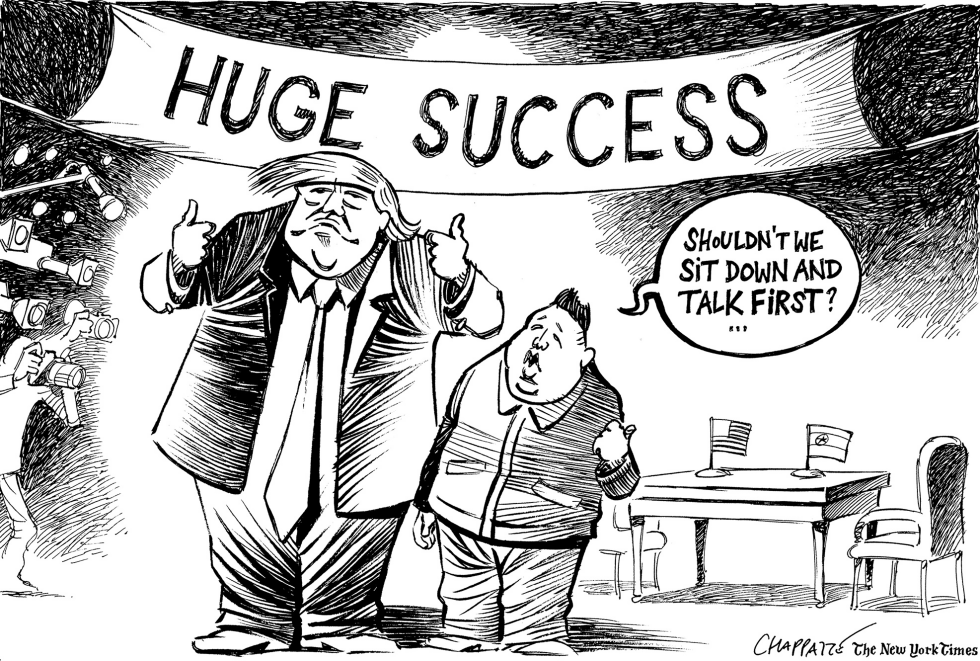  SECOND TRUMPKIM SUMMIT by Patrick Chappatte