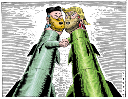 TRUMP-KIM SUMMIT by Osmani Simanca