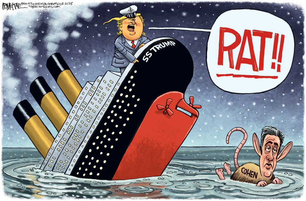  COHEN THE RAT by Rick McKee