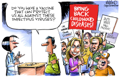 ANTI-VAXXER VACCINE by Dave Whamond