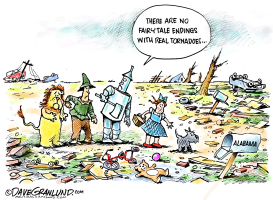 ALABAMA TORNADO VICTIMS by Dave Granlund