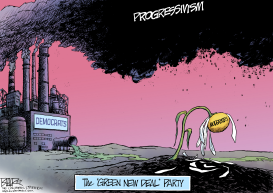 DEMOCRAT POLLUTION by Nate Beeler