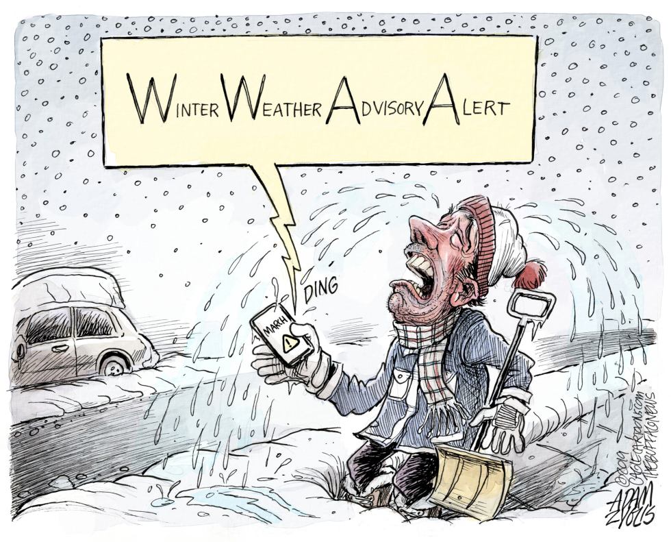  MARCH SADNESS by Adam Zyglis