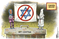 OMAR ANTI SEMITISM by Rick McKee