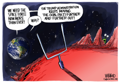 MOVING THE GOAL POSTS by Dave Whamond