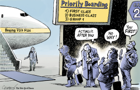 SAFETY CONCERNS AROUND BOEING 737 MAX by Patrick Chappatte