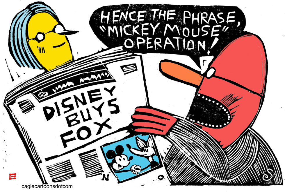  DISNEY BUYS FOX by Randall Enos