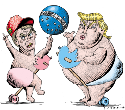 TRUMP-BOLSONARO SUMMIT by Osmani Simanca