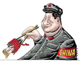 TRUMP AND XI JINPING by Osmani Simanca