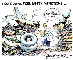 BOEING SAFETY INSPECTIONS by Dave Granlund