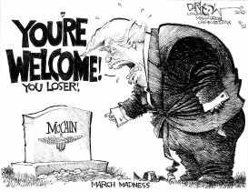 TRUMP OBSESSION WITH MCCAIN by John Darkow