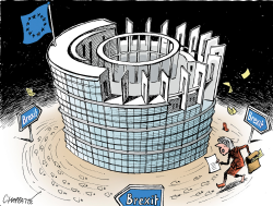 LE BREXIT C’EST PAR ICI… by Patrick Chappatte