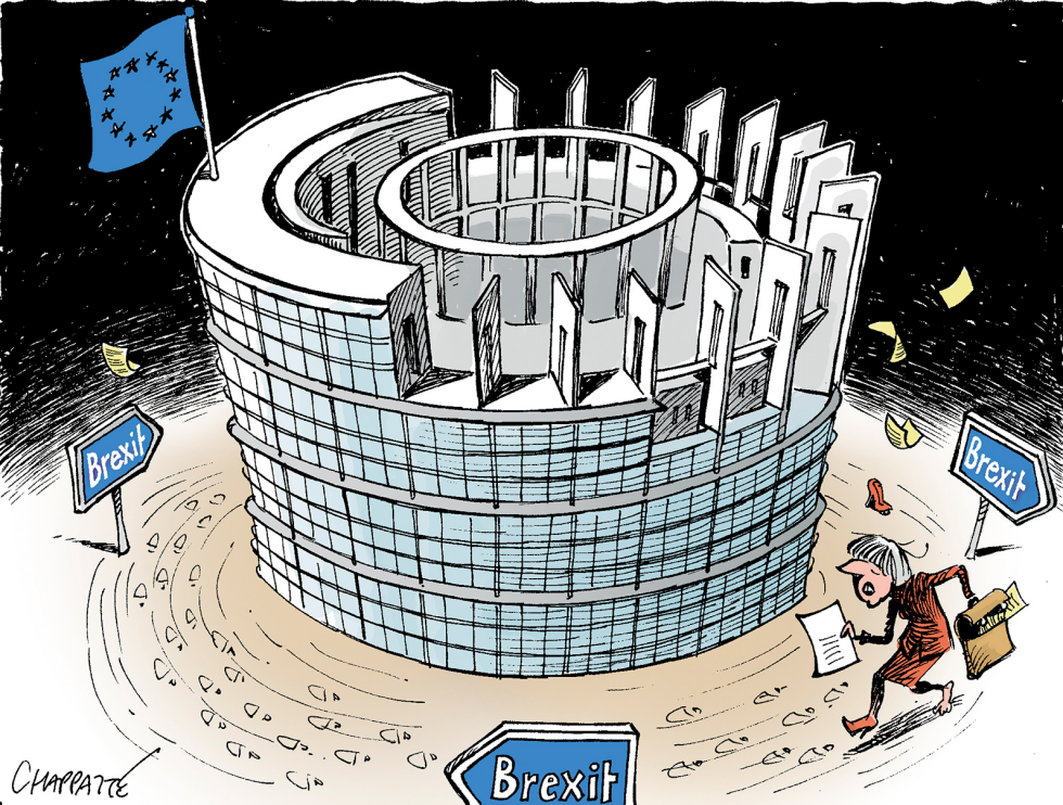  LE BREXIT C’EST PAR ICI… by Patrick Chappatte