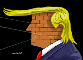 TRUMP EL MURO IMPENETRABLE by Arcadio Esquivel