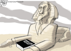 MUELLER SPHINX by Pat Bagley