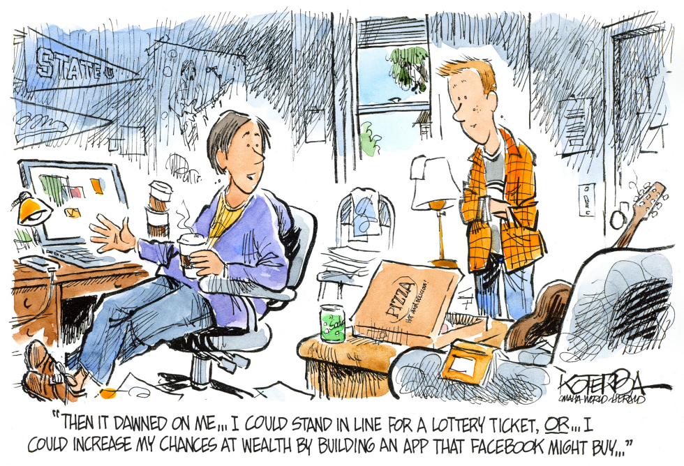  WHEN YOU LOSE THE LOTTERY by Jeff Koterba