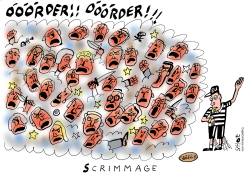 BREXIT SCRIMMAGE by Schot