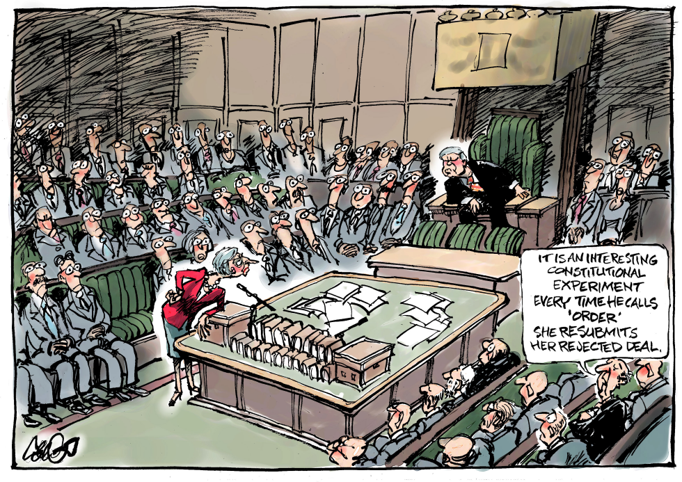  THERESA MAY BREXIT PARLIAMENT PERSISTENCE by Jos Collignon