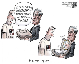 MUELLER FINDINGS by Adam Zyglis