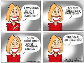 BETSY DEVOS by Bob Englehart