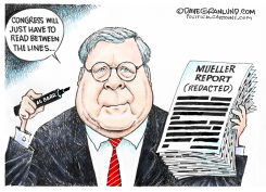 MUELLER REPORT REDACTIONS by Dave Granlund