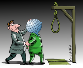 CONSUMISMO LLEVA AL PLANETA A LA MUERTE by Arcadio Esquivel