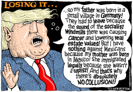 TRUMP LOSING IT by Wolverton