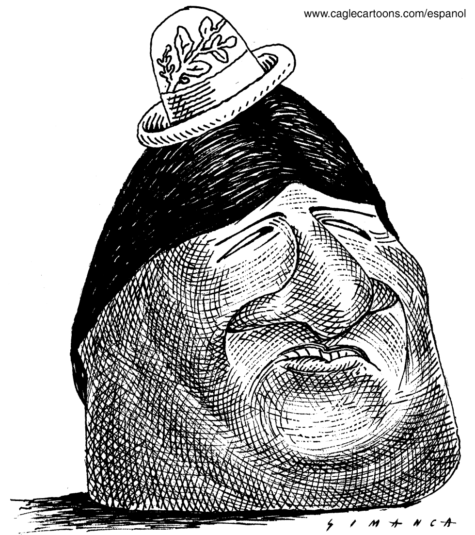  EVO MORALES CARICATURA by Osmani Simanca